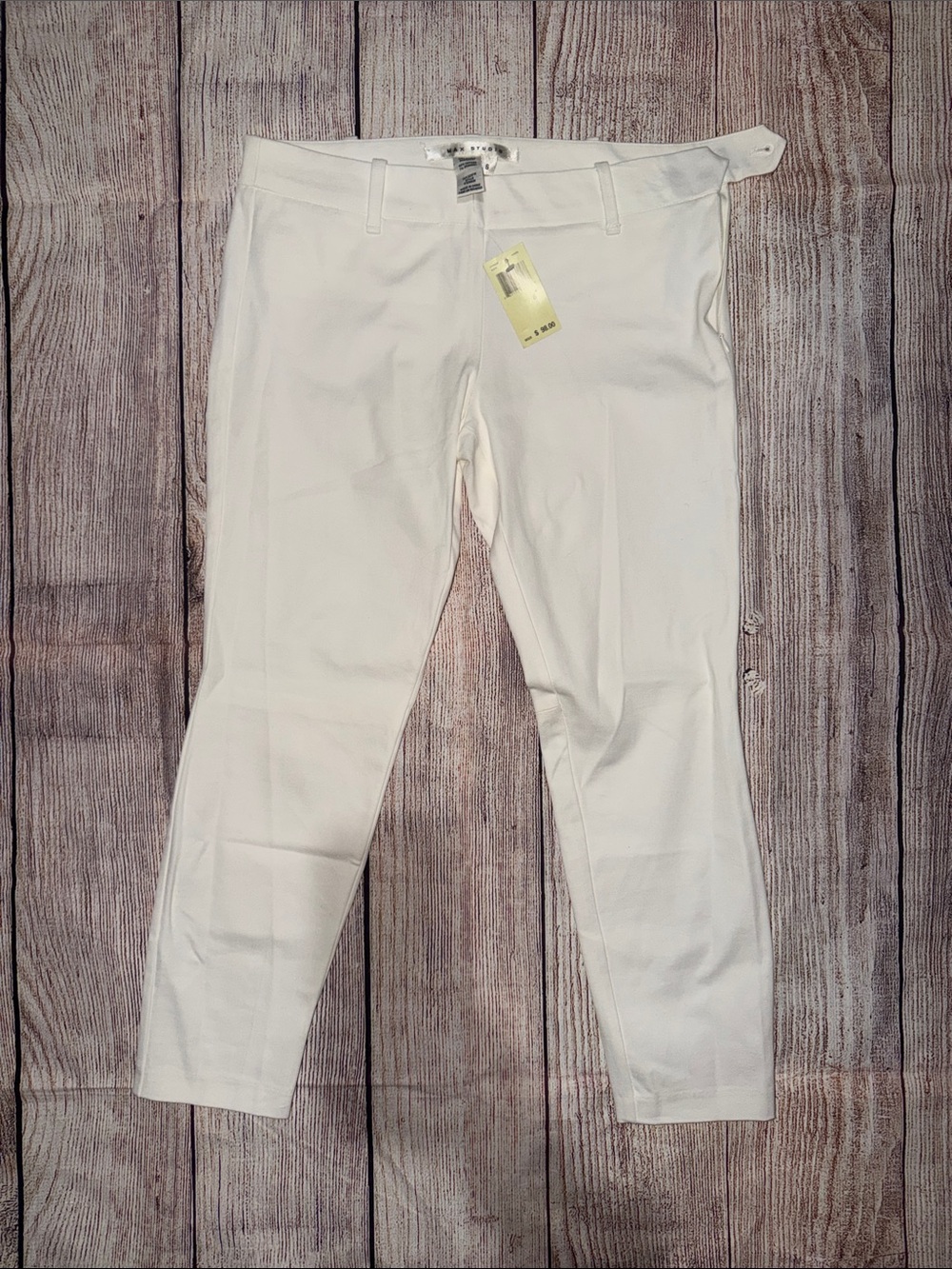Max Studio Women’s White Chino Pants
